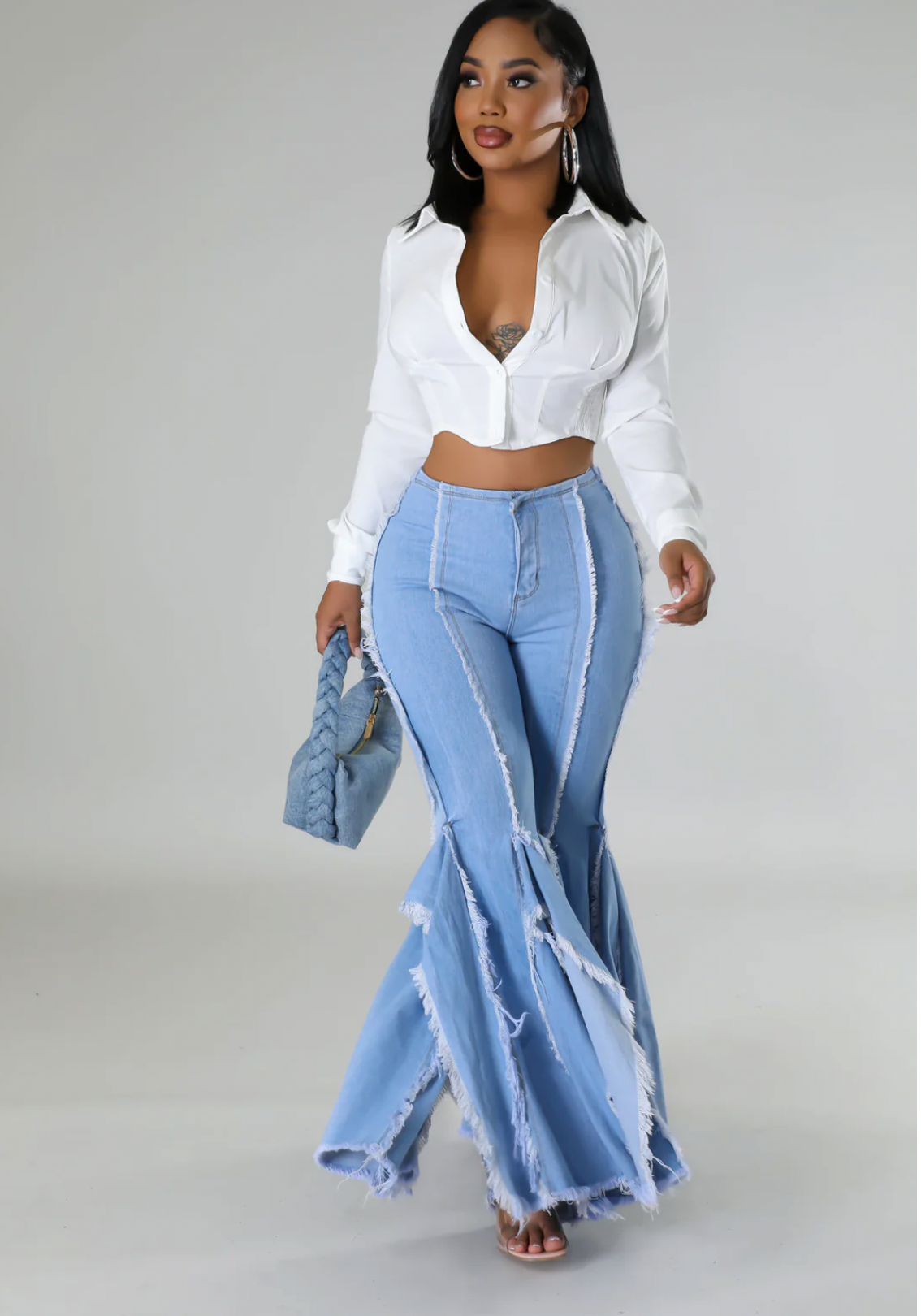 High Waist Skinny Disco Pants