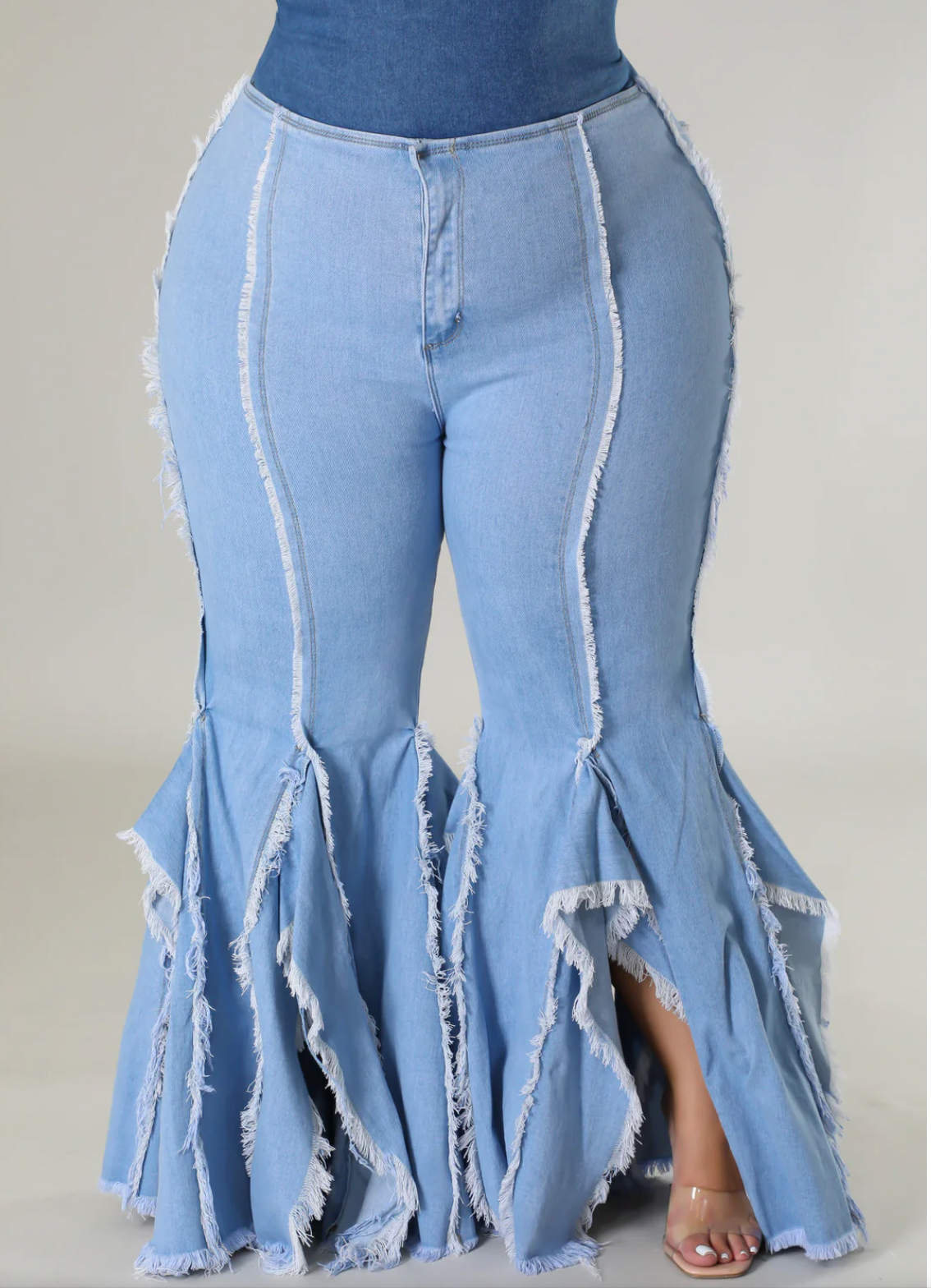 Pretty Curvy Khloe Flare Jeans